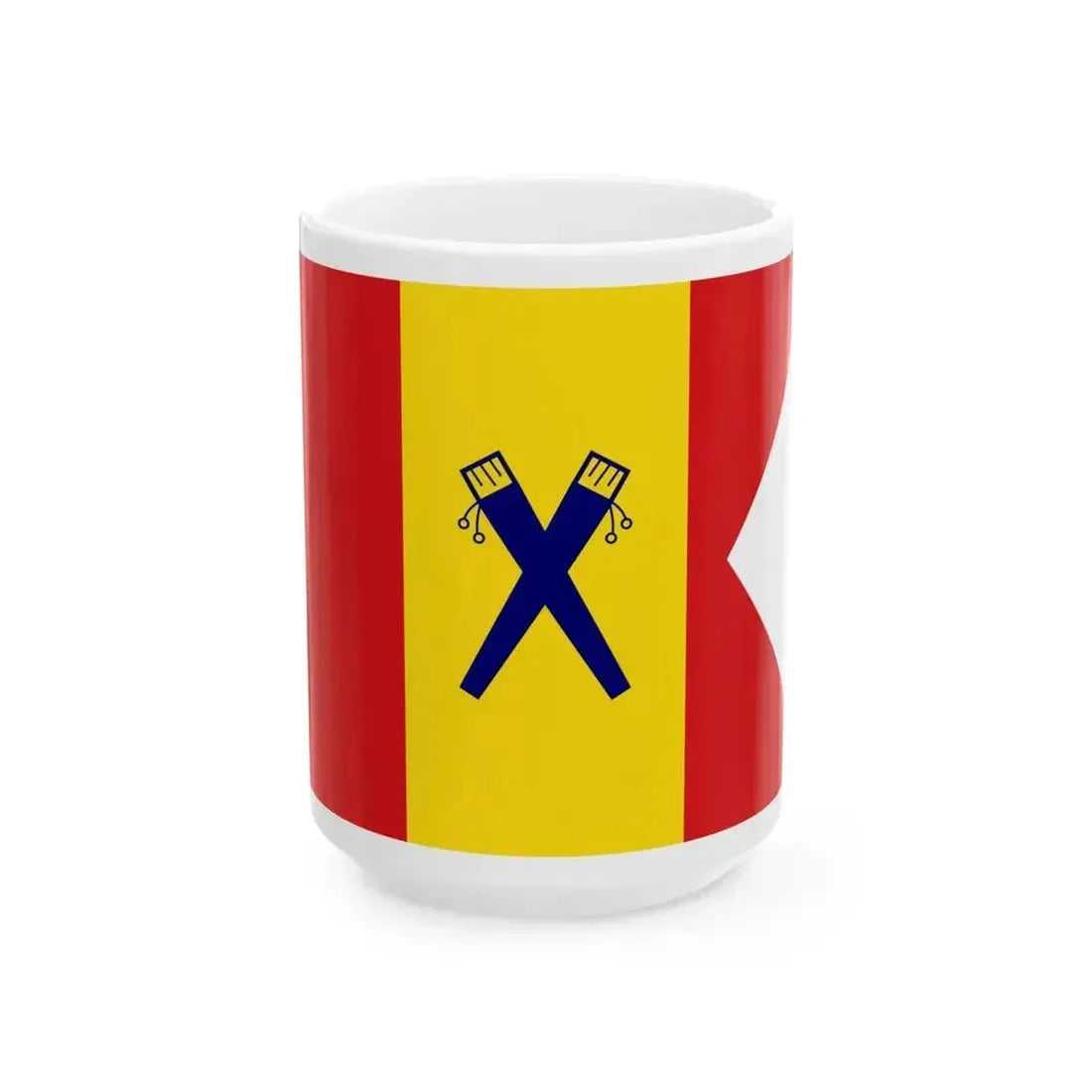Flag of Captain General Spain 1923-1931 1938-1977 (Spain) White Coffee Mug 15oz - Go Mug Yourself