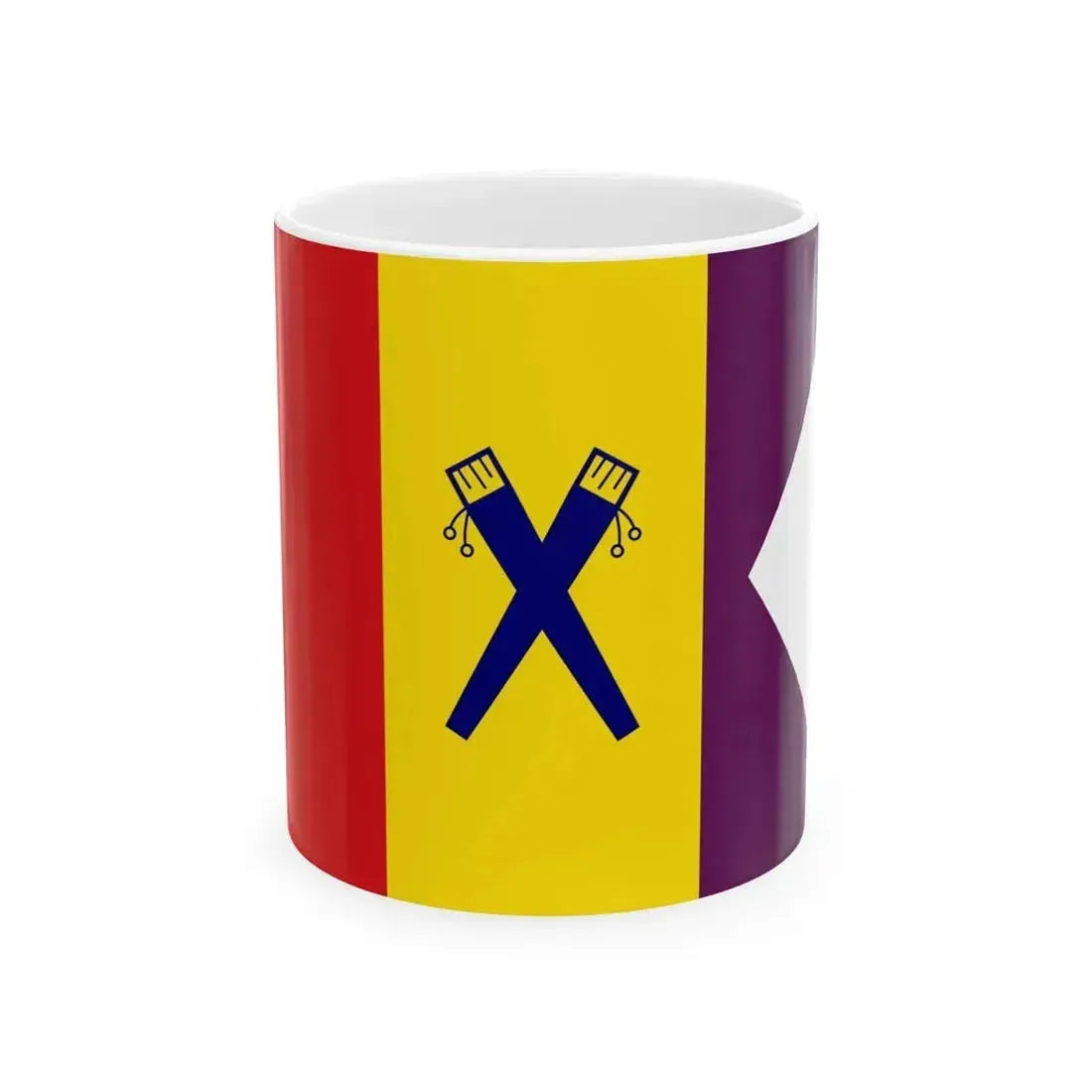 Flag of Captain General Spain 1931-1939 (Spain) White Coffee Mug 11oz - Go Mug Yourself