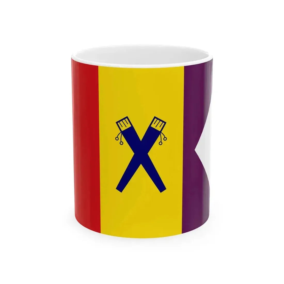 Flag of Captain General Spain 1931-1939 (Spain) White Coffee Mug 11oz - Go Mug Yourself