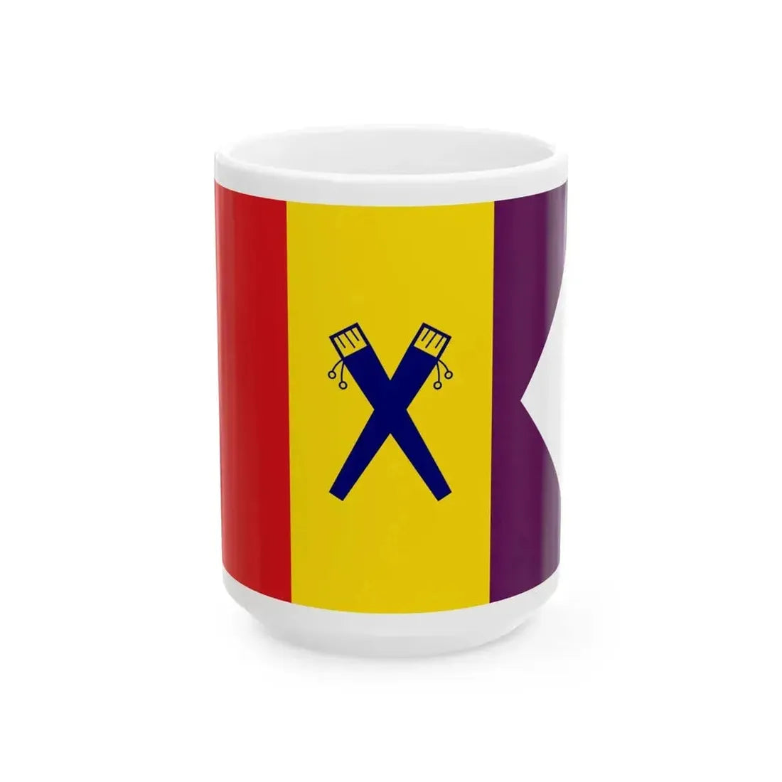 Flag of Captain General Spain 1931-1939 (Spain) White Coffee Mug 15oz - Go Mug Yourself