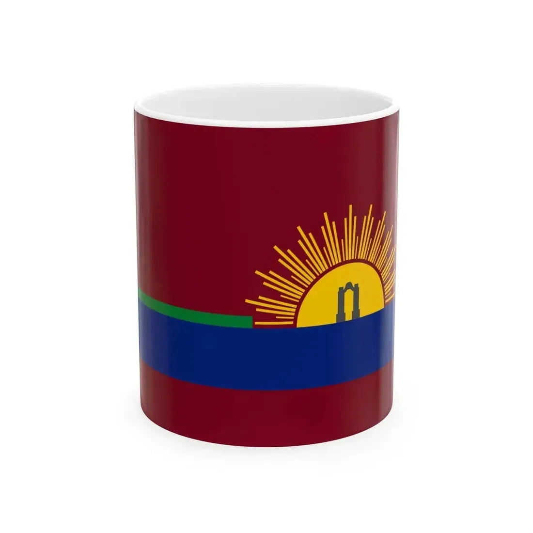 Flag of Carabobo State 1996-2006 (Venezuela) White Coffee Mug 11oz - Go Mug Yourself