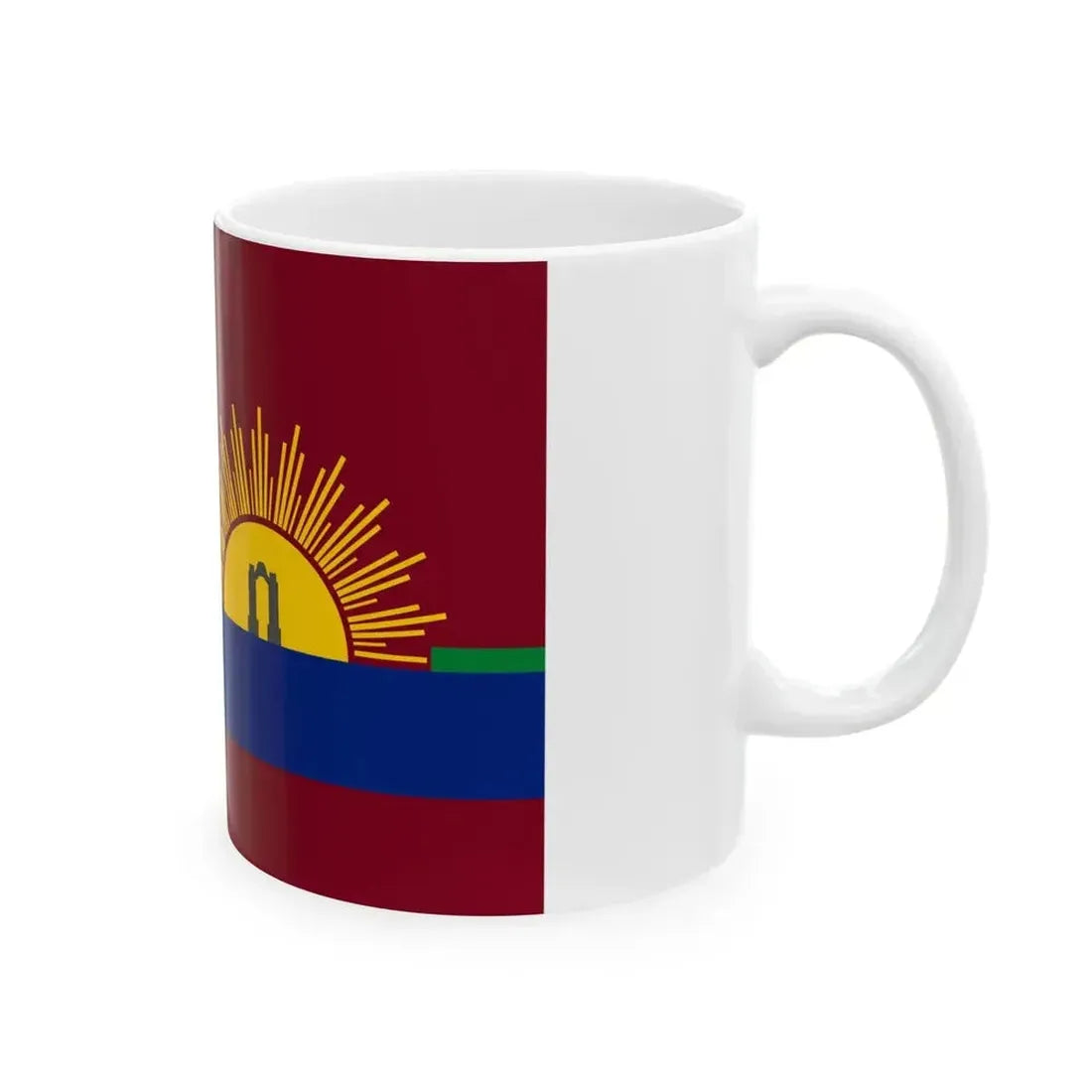 Flag of Carabobo State 1996-2006 (Venezuela) White Coffee Mug - Go Mug Yourself