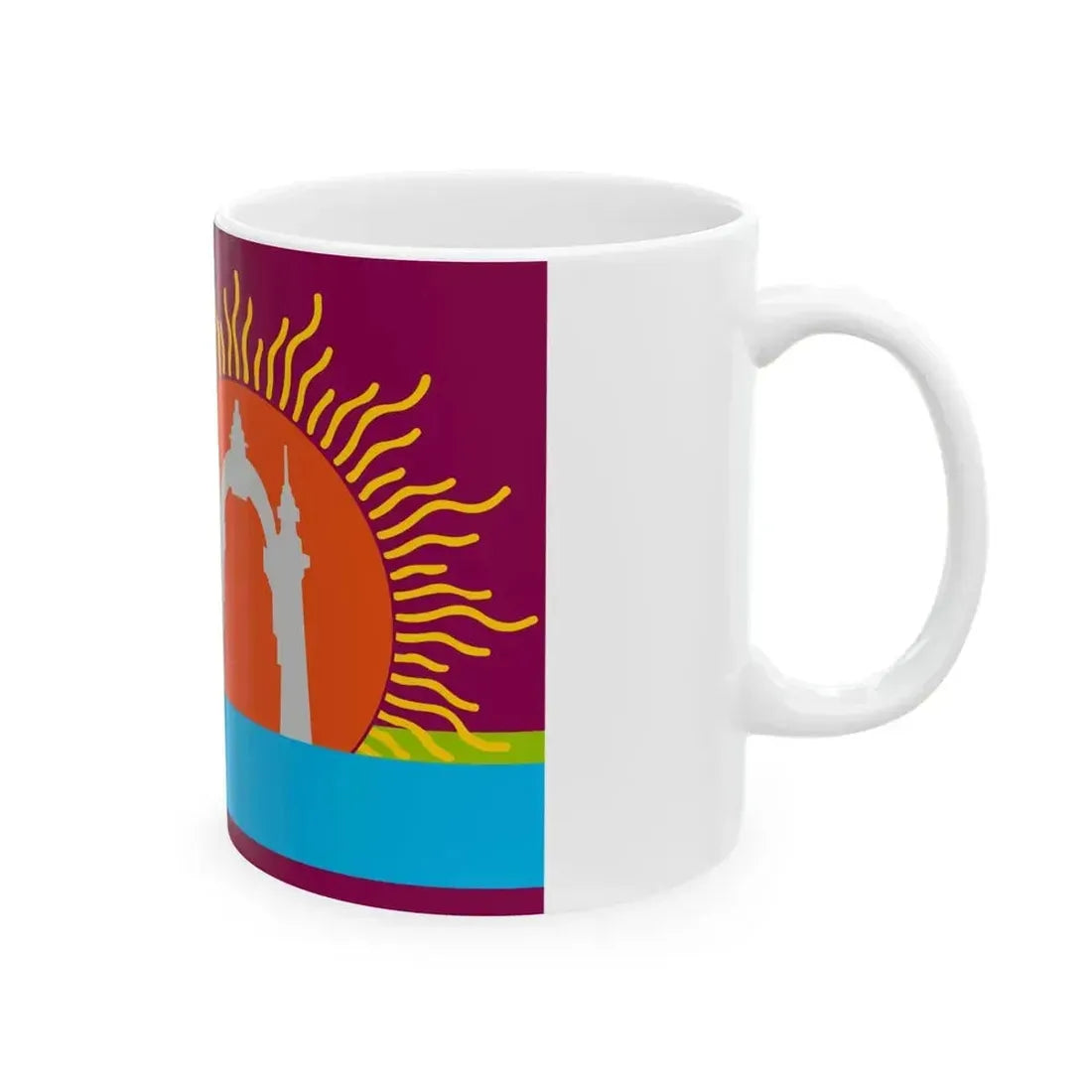 Flag of Carabobo State 2006-2008 (Venezuela) White Coffee Mug - Go Mug Yourself