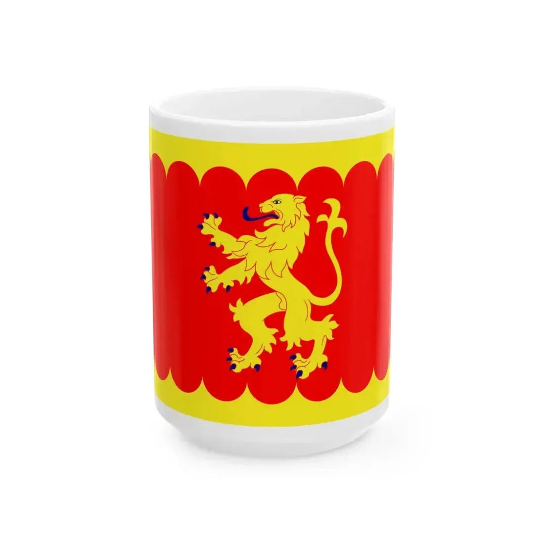 Flag of Carmarthenshire proposed (United Kingdom) White Coffee Mug 15oz - Go Mug Yourself