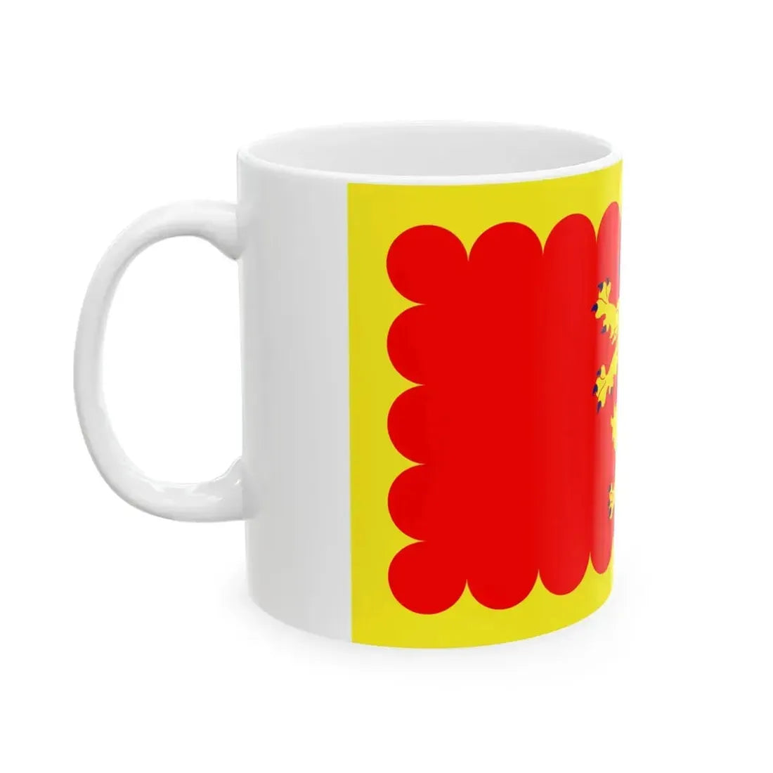 Flag of Carmarthenshire proposed (United Kingdom) White Coffee Mug - Go Mug Yourself