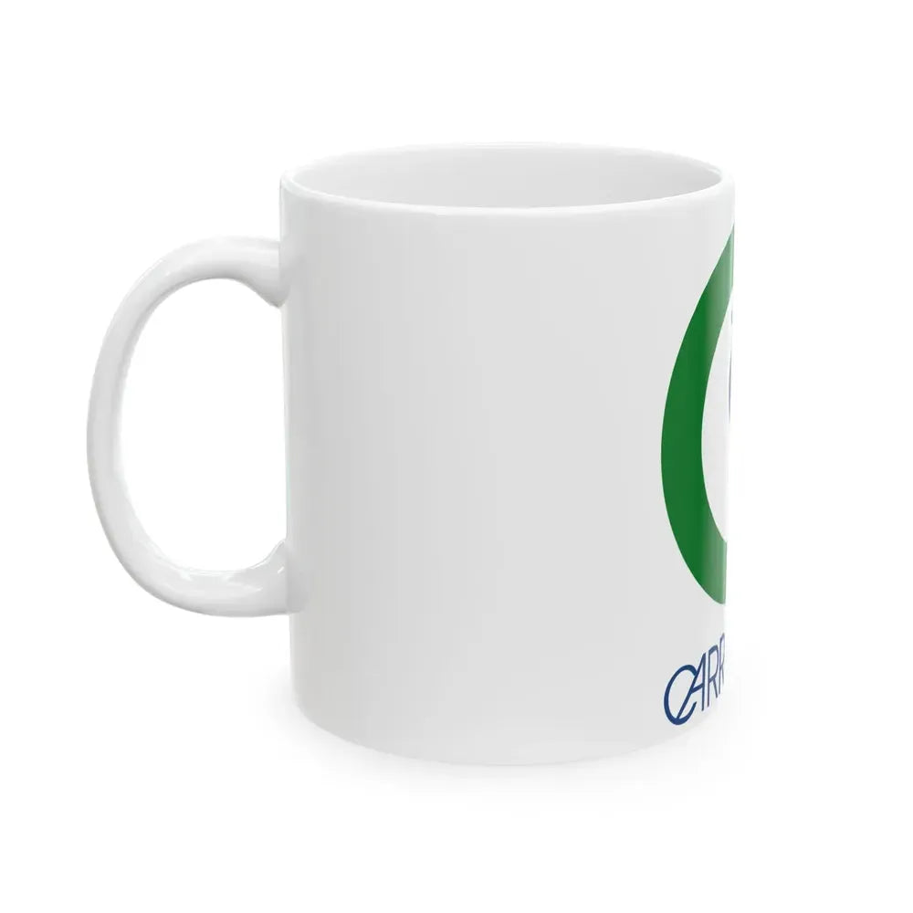 Flag of Carrollton Texas (United States) White Coffee Mug - Go Mug Yourself