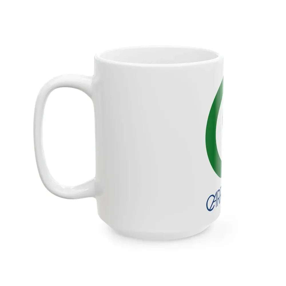 Flag of Carrollton Texas (United States) White Coffee Mug - Go Mug Yourself