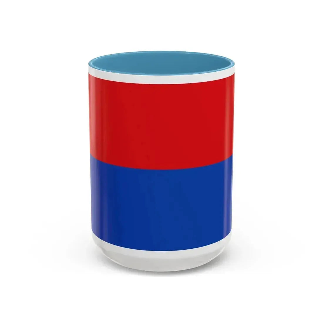 Flag of Cartago Province Costa Rica - Accent Coffee Mug 15oz Light Blue - Go Mug Yourself