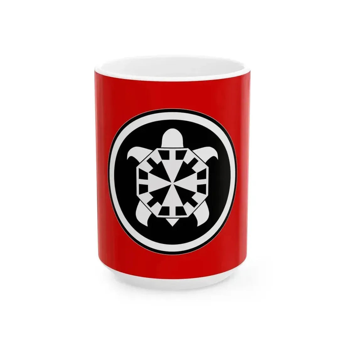 Flag of CasaPound (Italy) White Coffee Mug 15oz - Go Mug Yourself