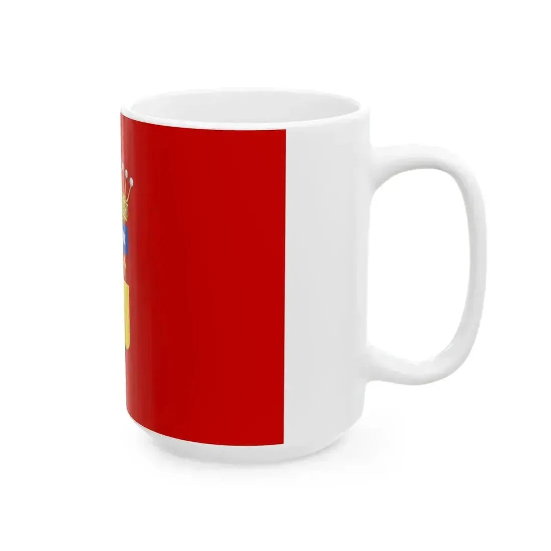 Flag of Castelnovo Monti (Italy) White Coffee Mug - Go Mug Yourself