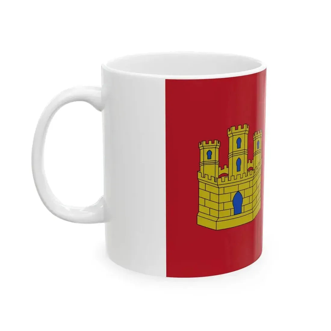 Flag of Castile La Mancha Spain - White Coffee Mug - Go Mug Yourself