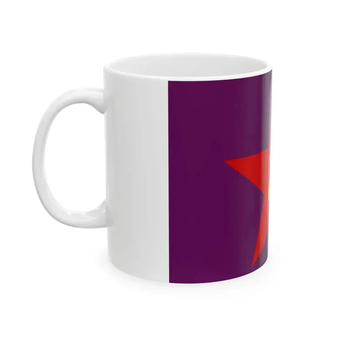 Flag of Castile with star (Spain) White Coffee Mug - Go Mug Yourself