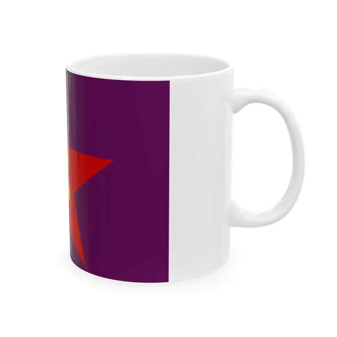 Flag of Castile with star (Spain) White Coffee Mug - Go Mug Yourself