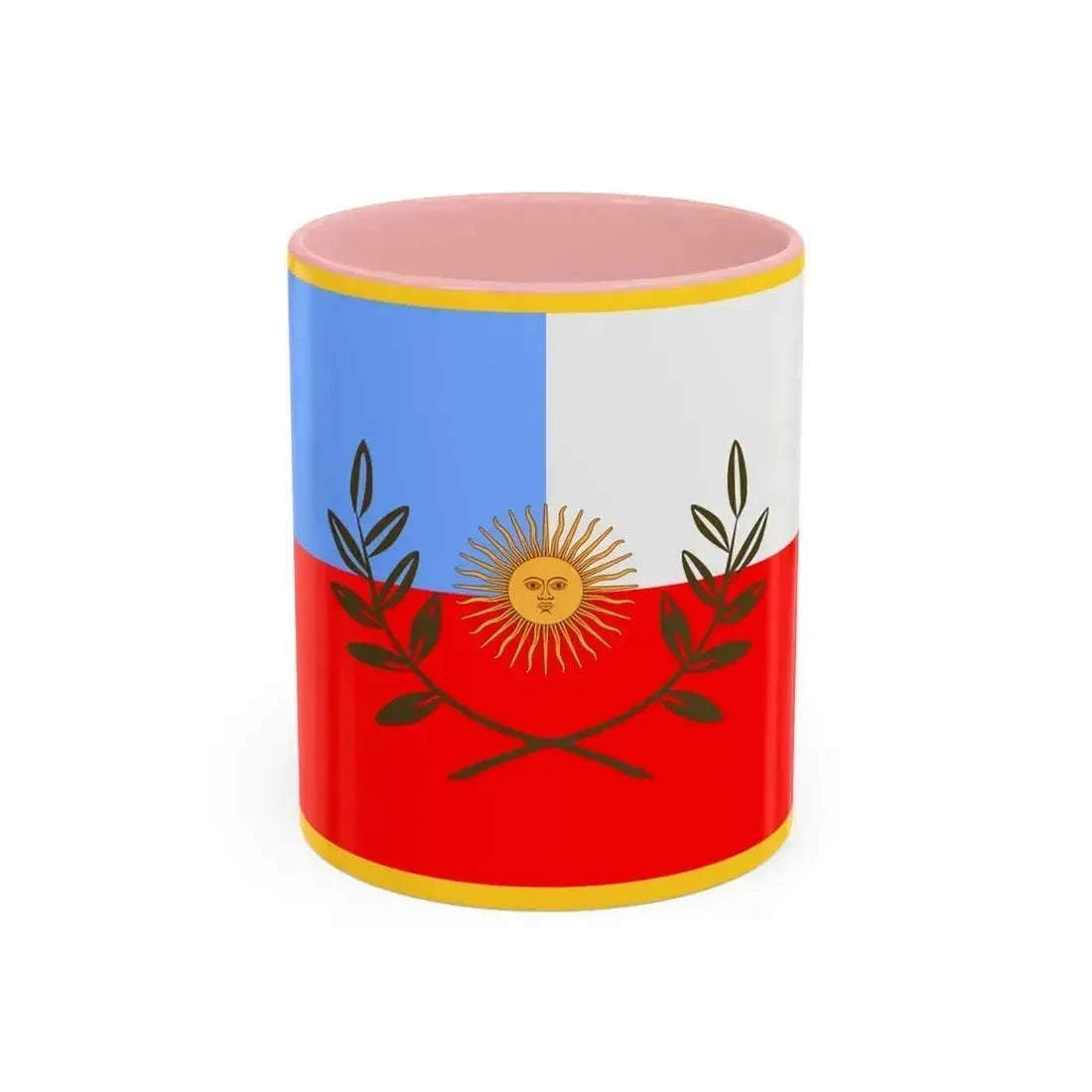 Flag of Catamarca Province Argentina - Accent Coffee Mug 11oz Pink - Go Mug Yourself