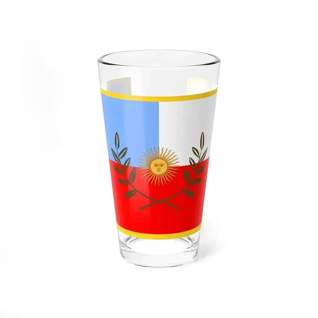 Flag of Catamarca Province Argentina - Pint Glass 16oz 16oz - Go Mug Yourself