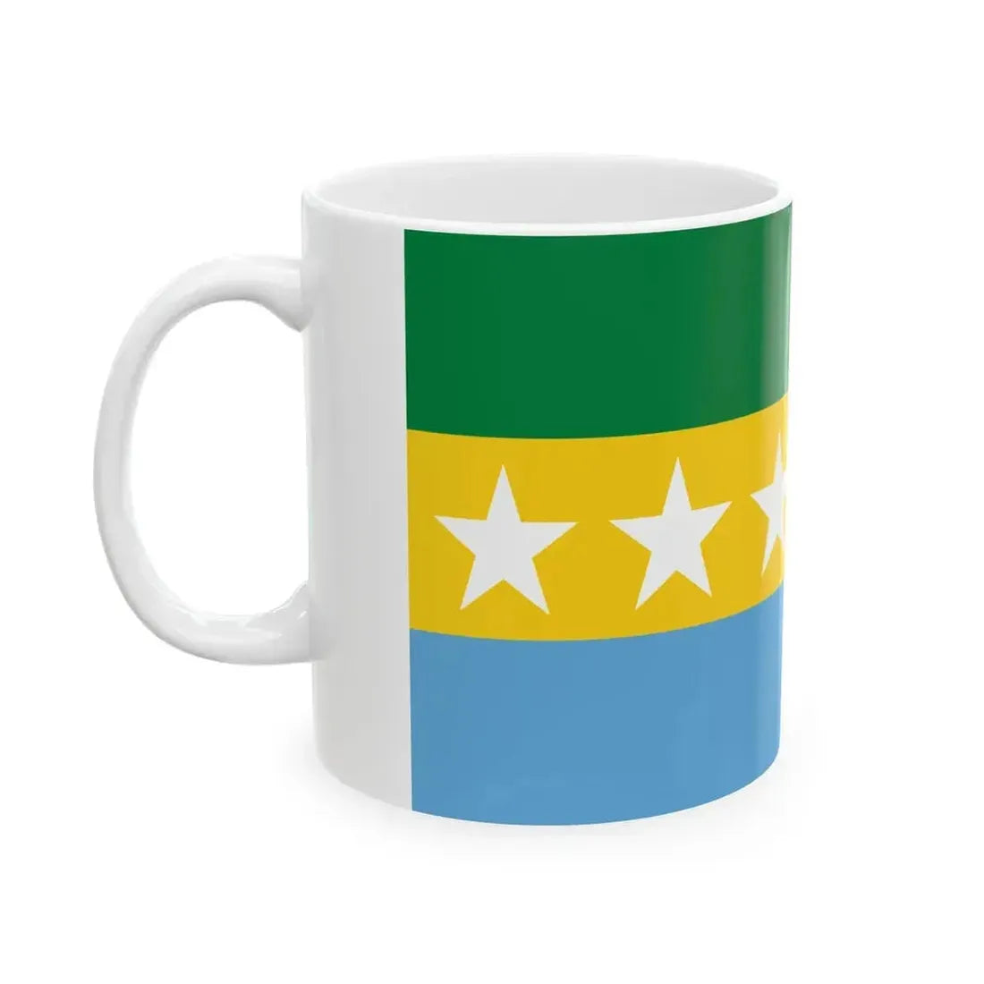 Flag of Catamayo (Ecuador) White Coffee Mug - Go Mug Yourself
