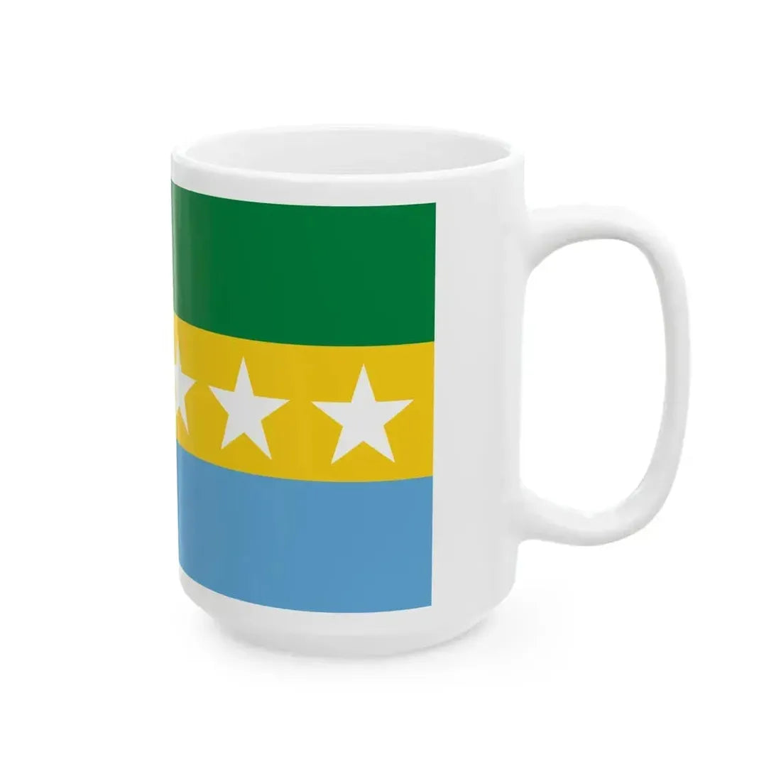 Flag of Catamayo (Ecuador) White Coffee Mug - Go Mug Yourself