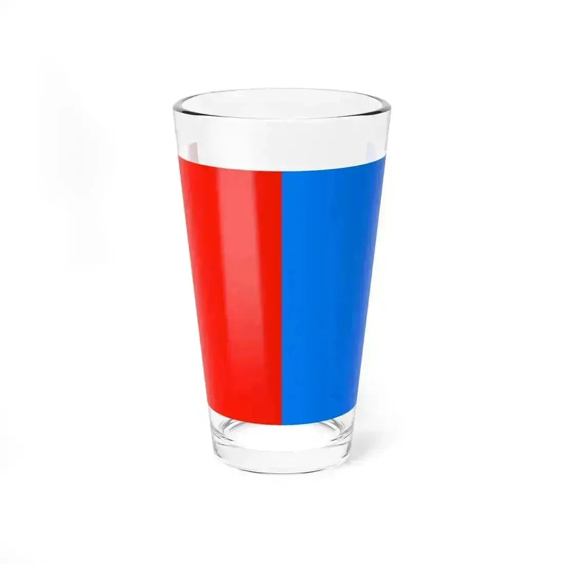 Flag of Catania (Italy) Pint Glass 16oz 16oz - Go Mug Yourself
