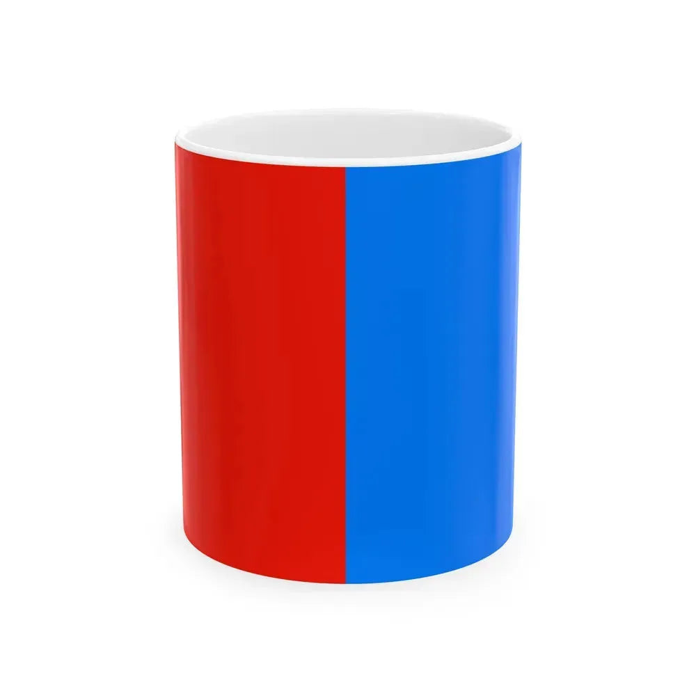 Flag of Catania Italy - White Coffee Mug 11oz - Go Mug Yourself