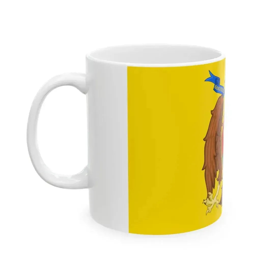 Flag of Catanzaro (Italy) White Coffee Mug - Go Mug Yourself