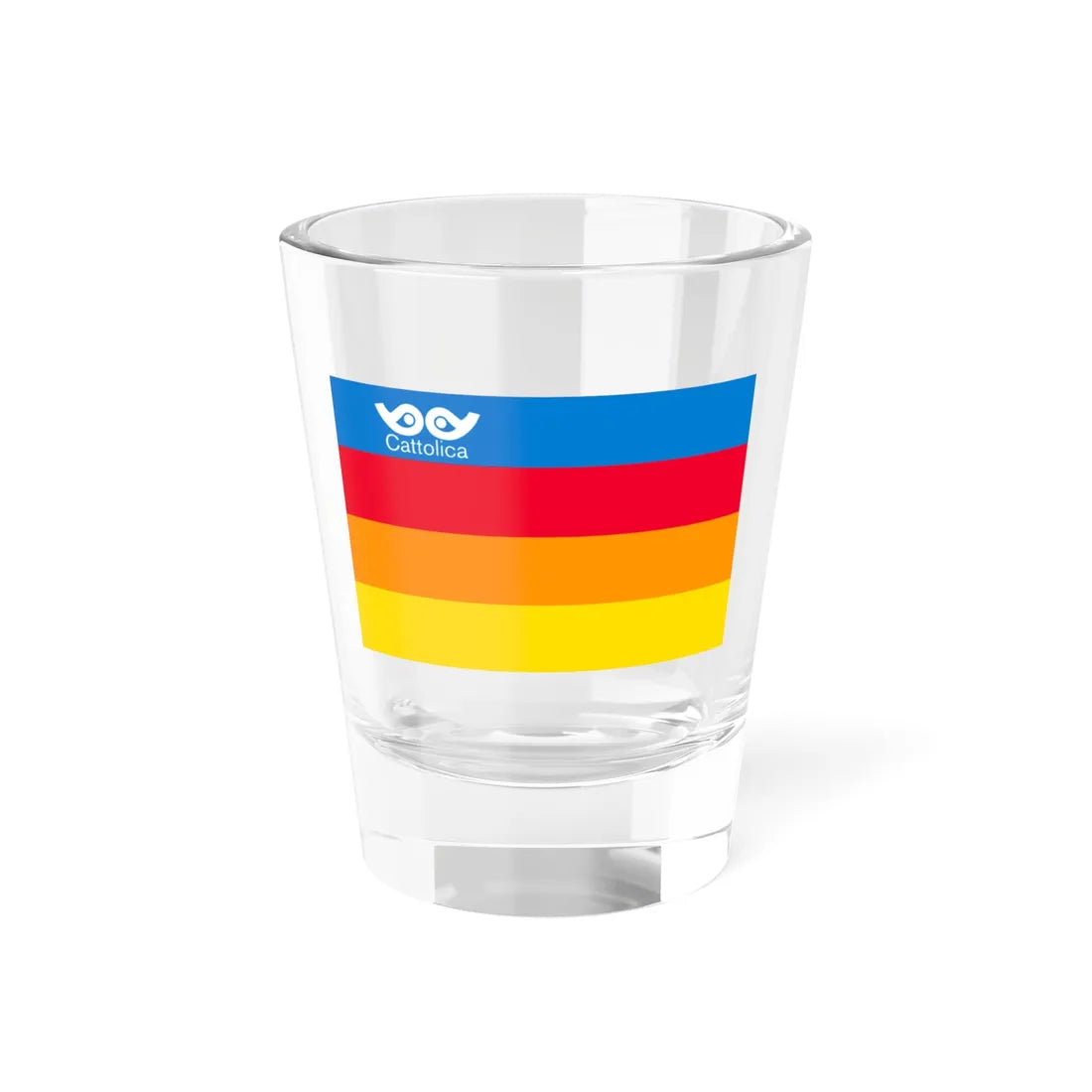 Flag of Cattolica (Italy) Shot Glass 1.5oz 1.5oz - Go Mug Yourself