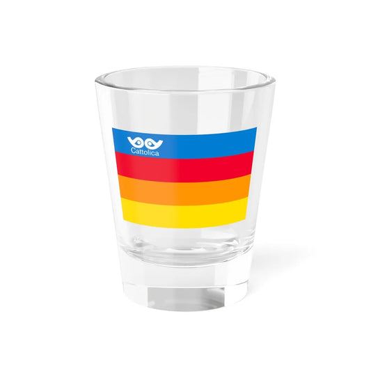 Flag of Cattolica (Italy) Shot Glass 1.5oz 1.5oz - Go Mug Yourself