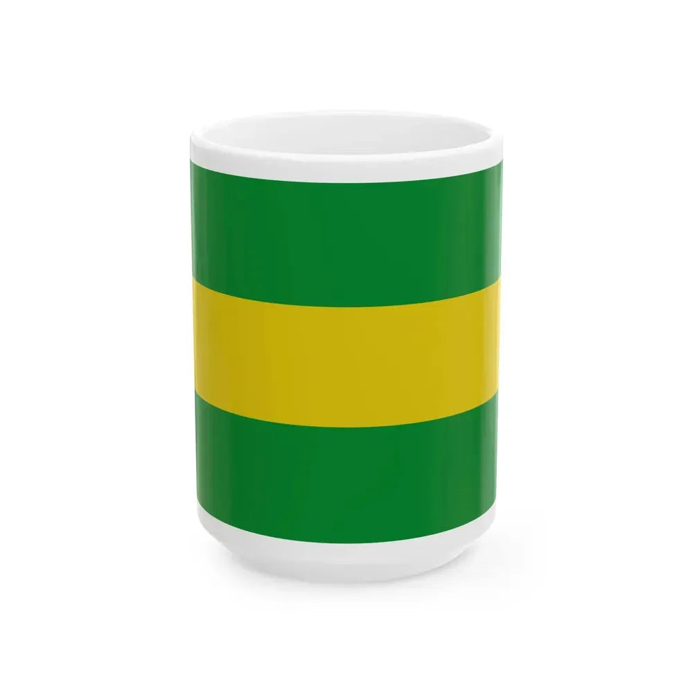 Flag of Cauca (Colombia) White Coffee Mug 15oz - Go Mug Yourself