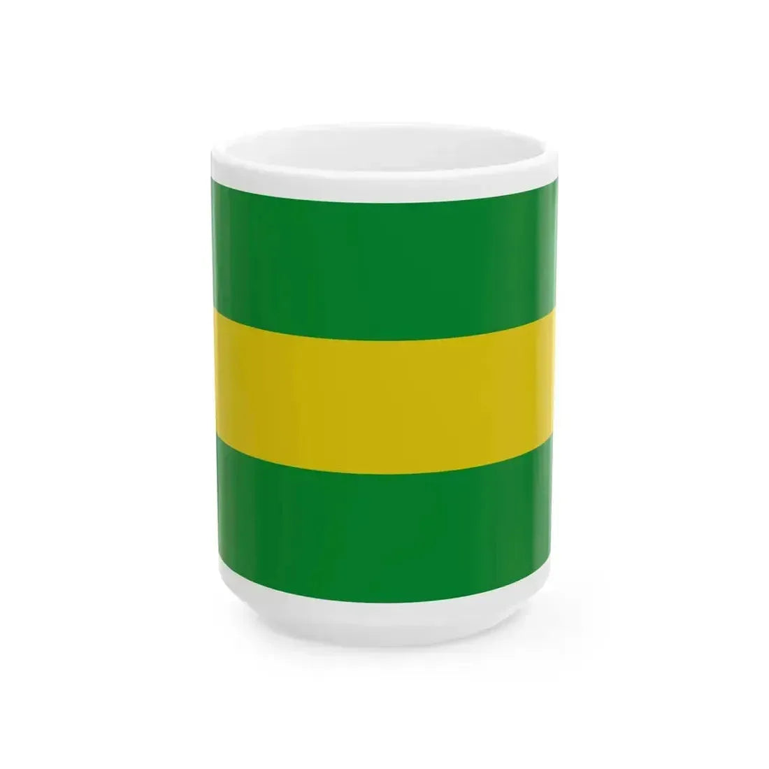 Flag of Cauca (Colombia) White Coffee Mug 15oz - Go Mug Yourself