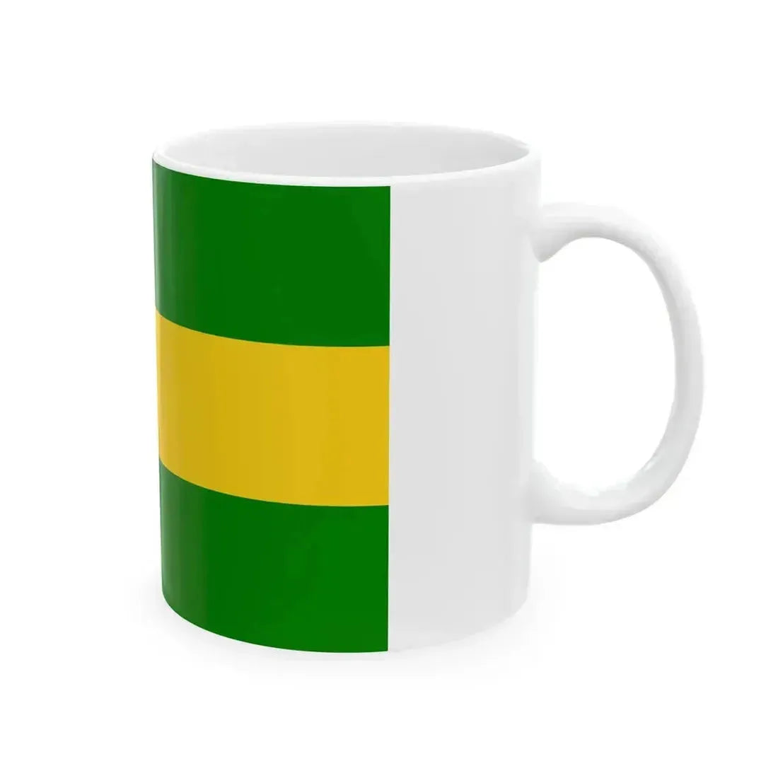 Flag of Cauca Department (Colombia) White Coffee Mug - Go Mug Yourself