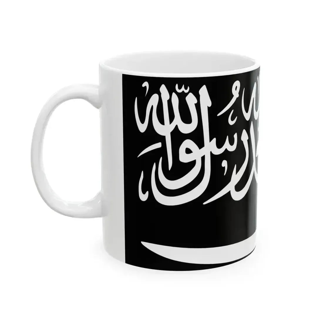Flag of Caucasian Emirate (Russia) White Coffee Mug - Go Mug Yourself
