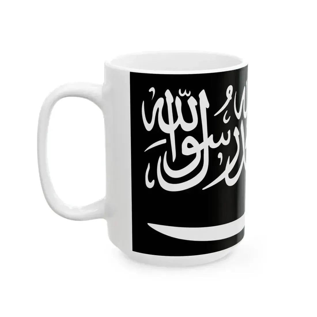 Flag of Caucasian Emirate (Russia) White Coffee Mug - Go Mug Yourself