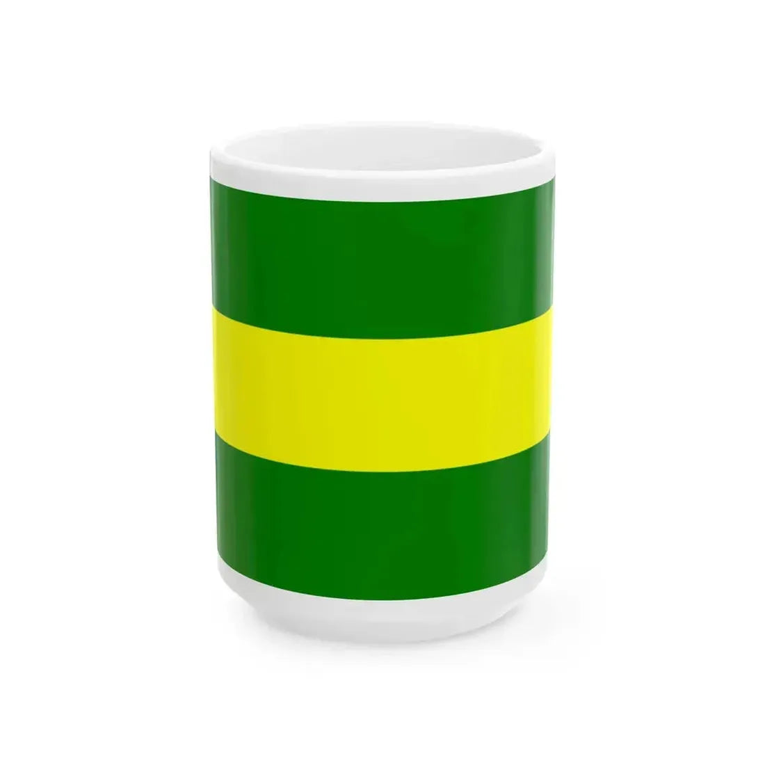 Flag of Cayambe (Ecuador) White Coffee Mug 15oz - Go Mug Yourself