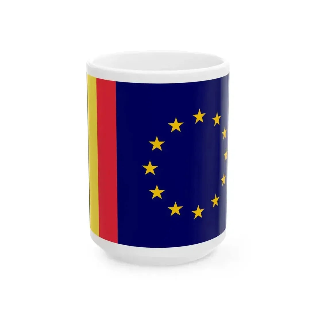 Flag of CEBED (Belgium) White Coffee Mug 15oz - Go Mug Yourself