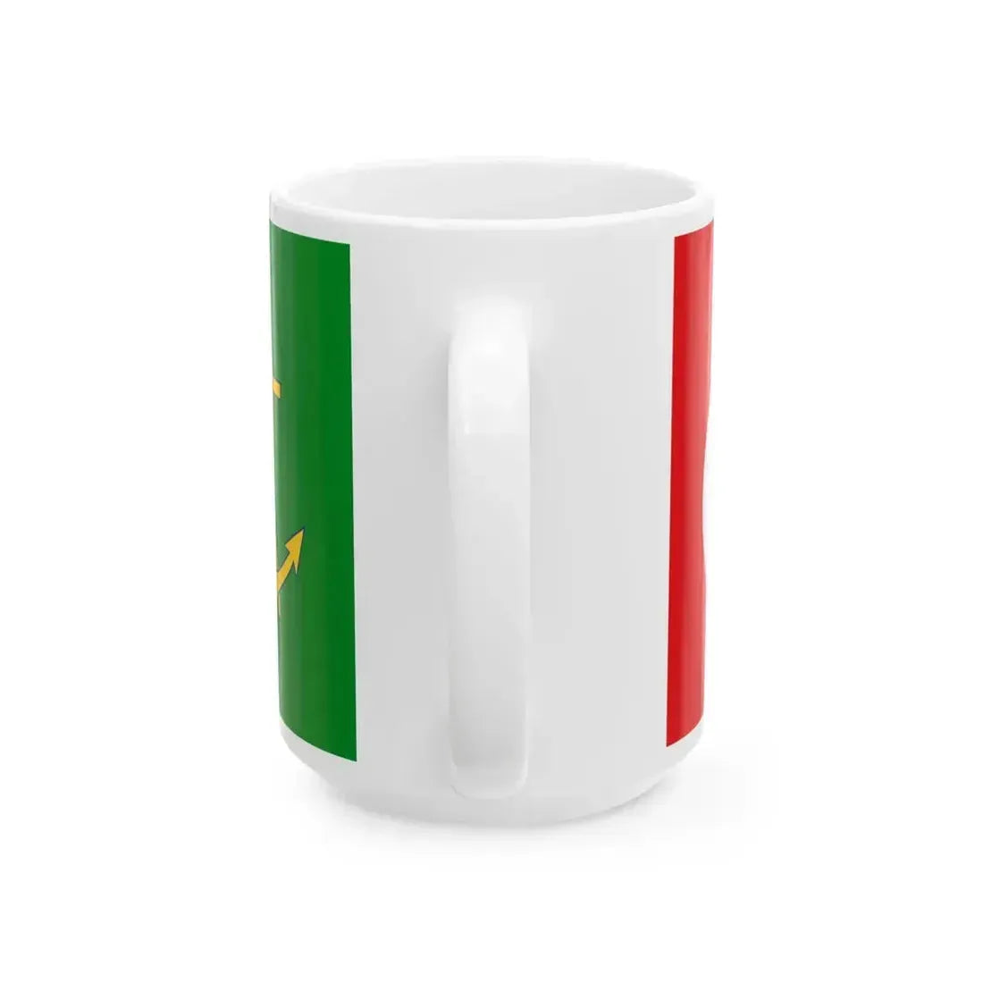 Flag of Cecil Rhodes Cape to Cairo (Egypt) White Coffee Mug - Go Mug Yourself