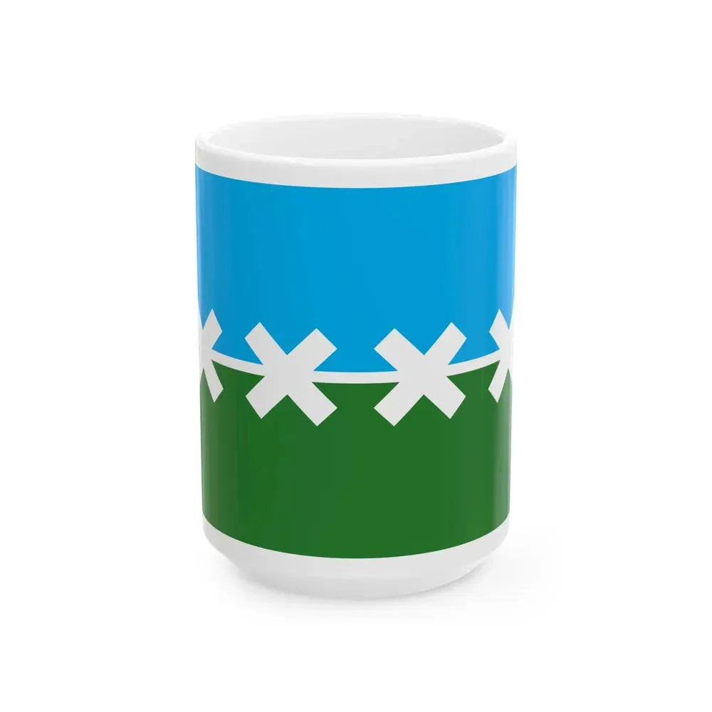 Flag of Cedar Park Texas 2016-2019 (United States) White Coffee Mug 15oz - Go Mug Yourself