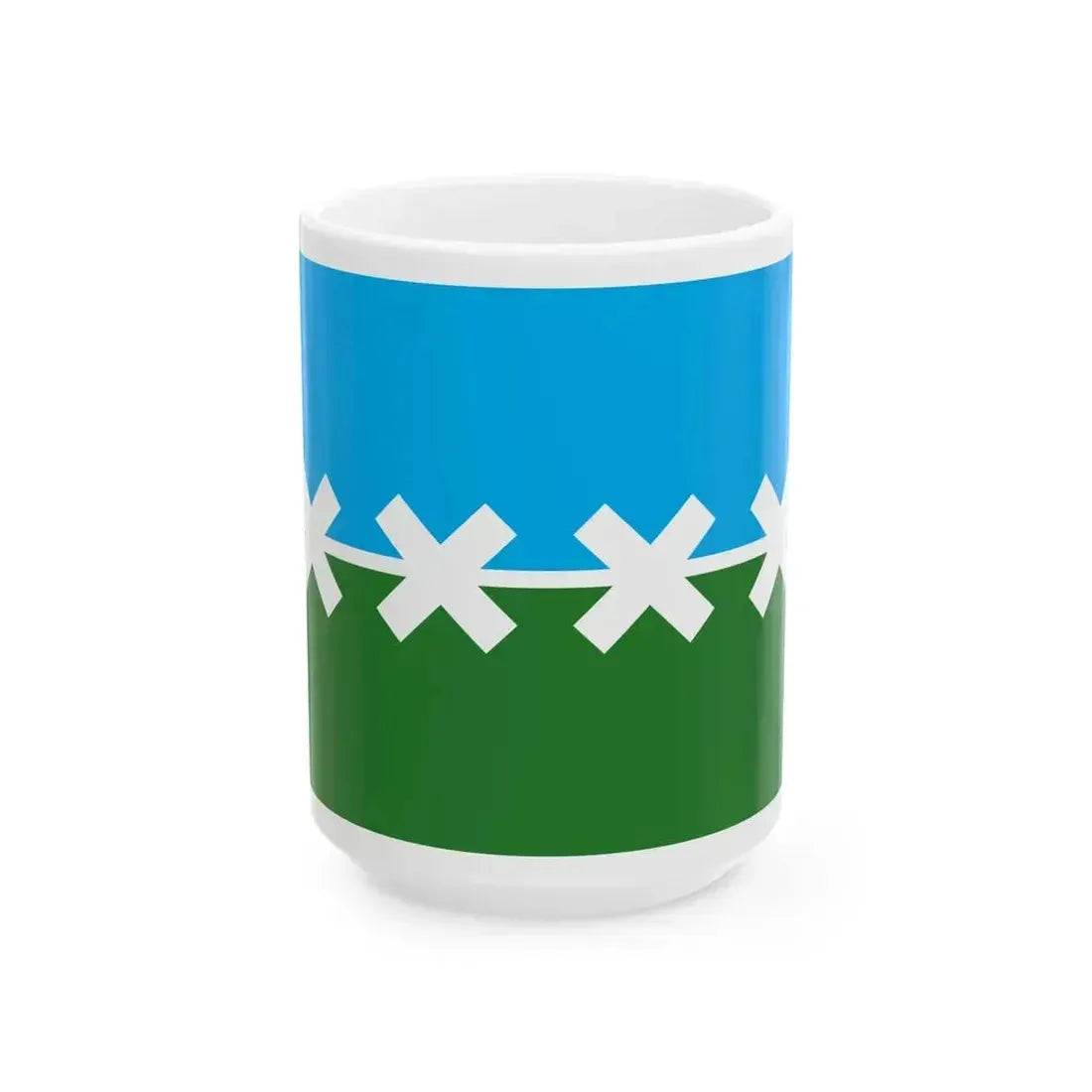 Flag of Cedar Park Texas 2016-2019 (United States) White Coffee Mug 15oz - Go Mug Yourself