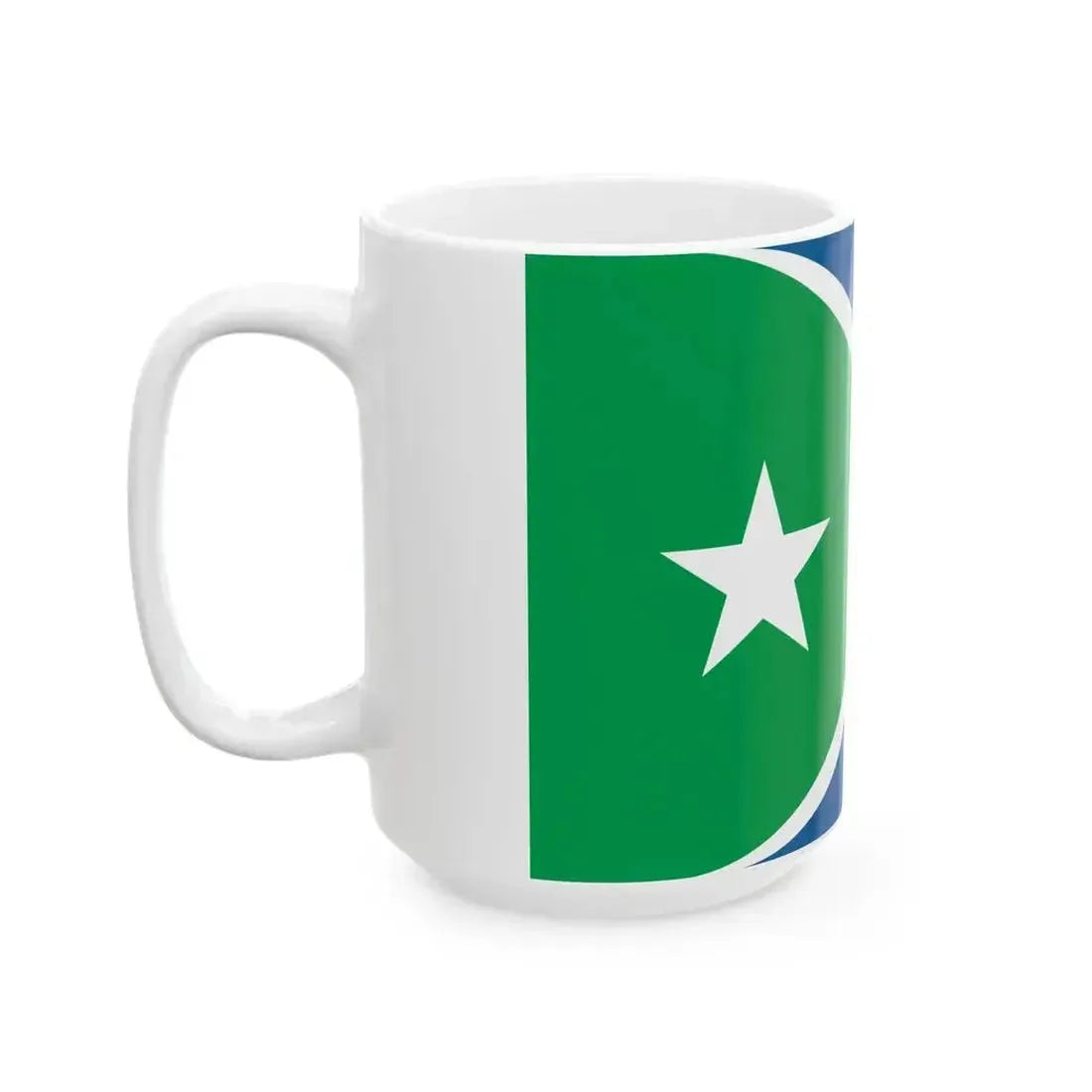 Flag of Cedar Rapids Iowa (United States) White Coffee Mug - Go Mug Yourself