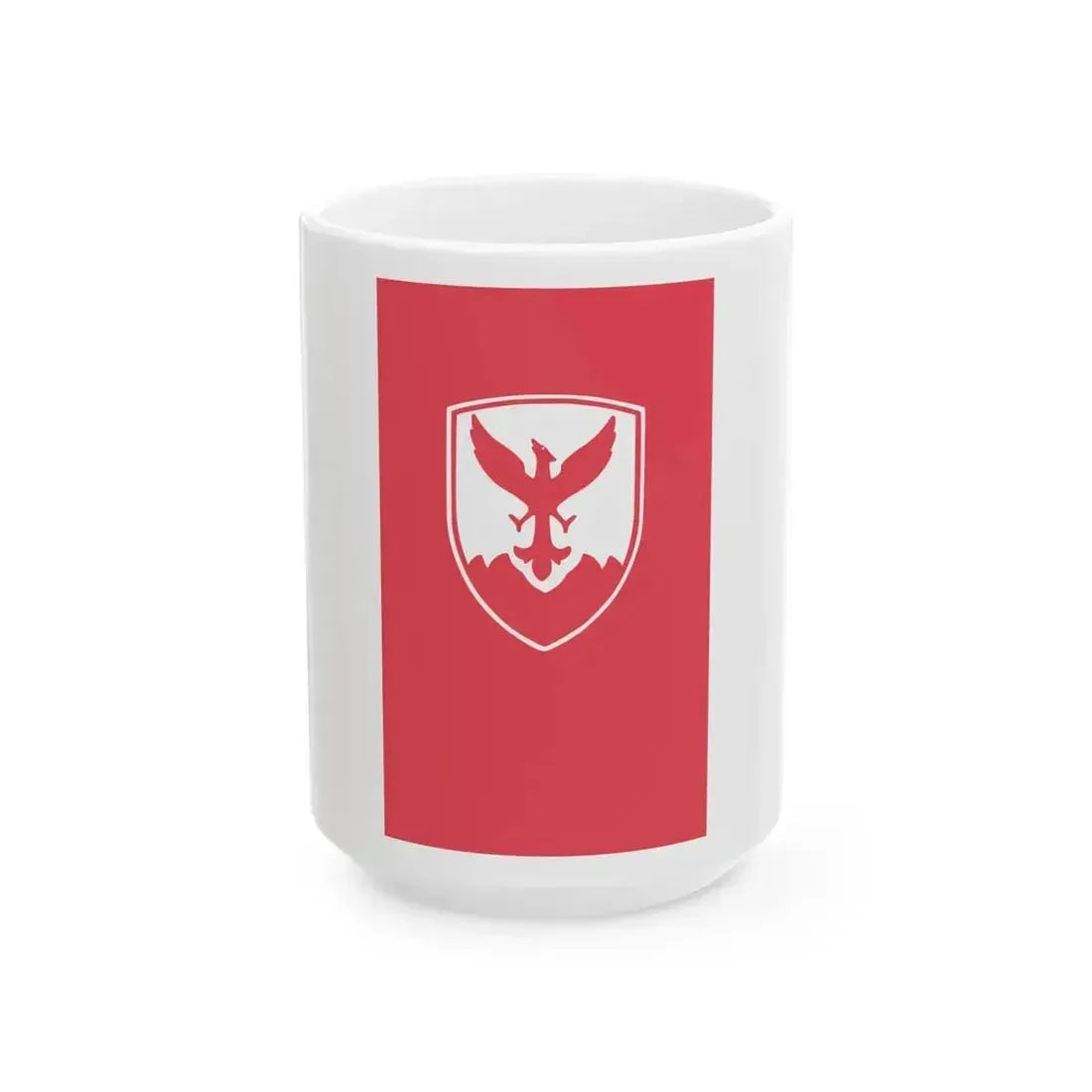 Flag of Centar Municipality North Macedonia (North Macedonia) White Coffee Mug 15oz - Go Mug Yourself