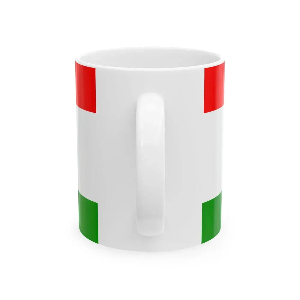 Flag of Central Bosnia (Bosnia and Herzegovina) White Coffee Mug - Go Mug Yourself