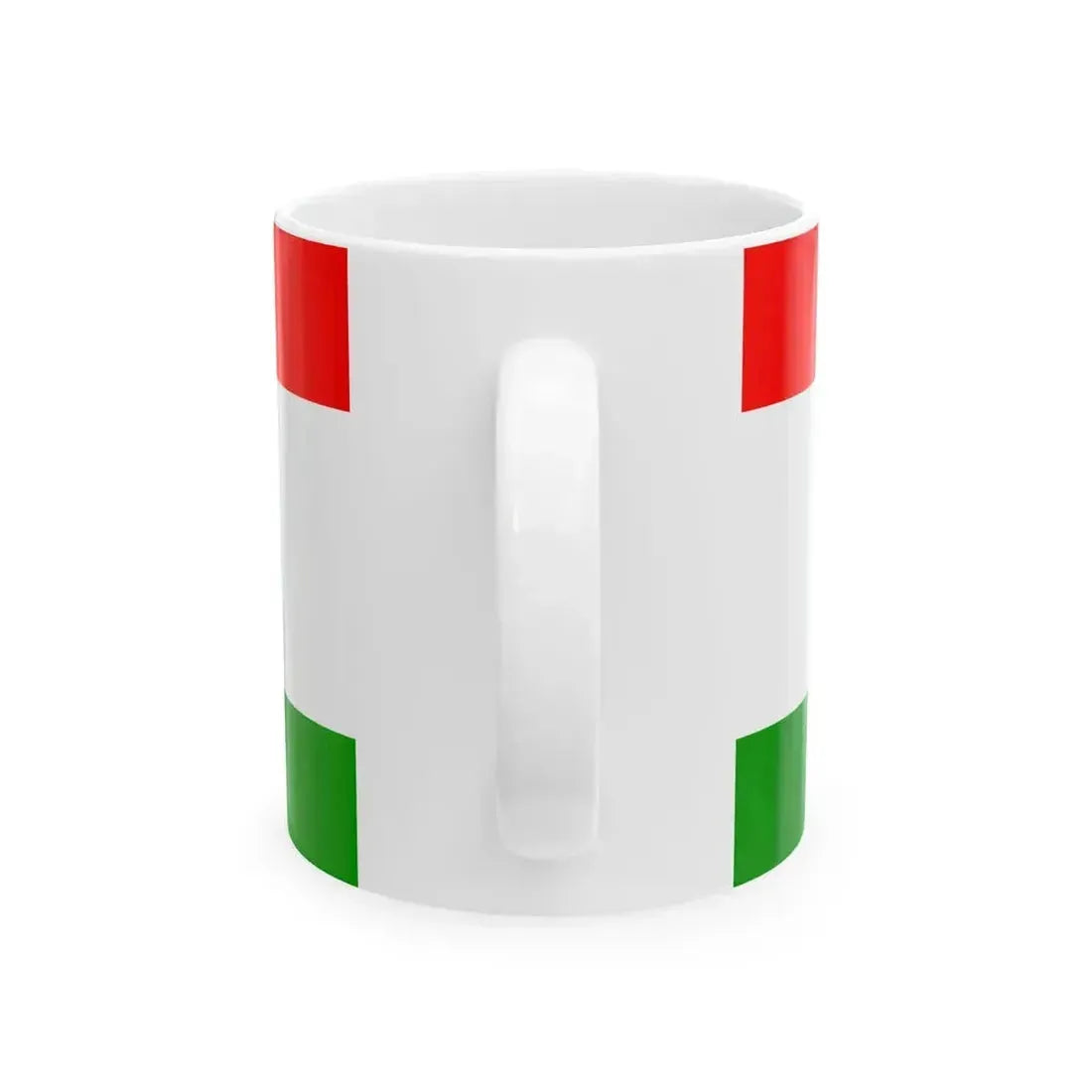 Flag of Central Bosnia (Bosnia and Herzegovina) White Coffee Mug - Go Mug Yourself