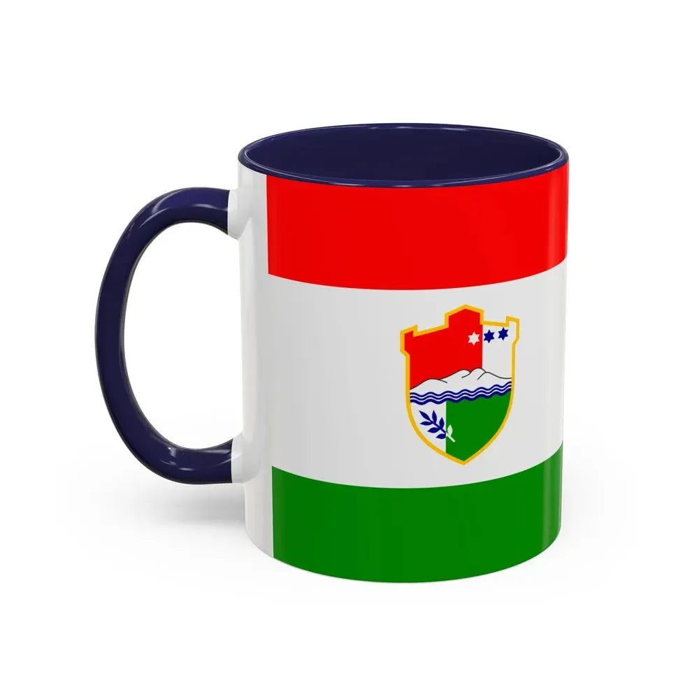 Flag of Central Bosnia Canton Bosnia and Herzegovina - Accent Coffee Mug - Go Mug Yourself