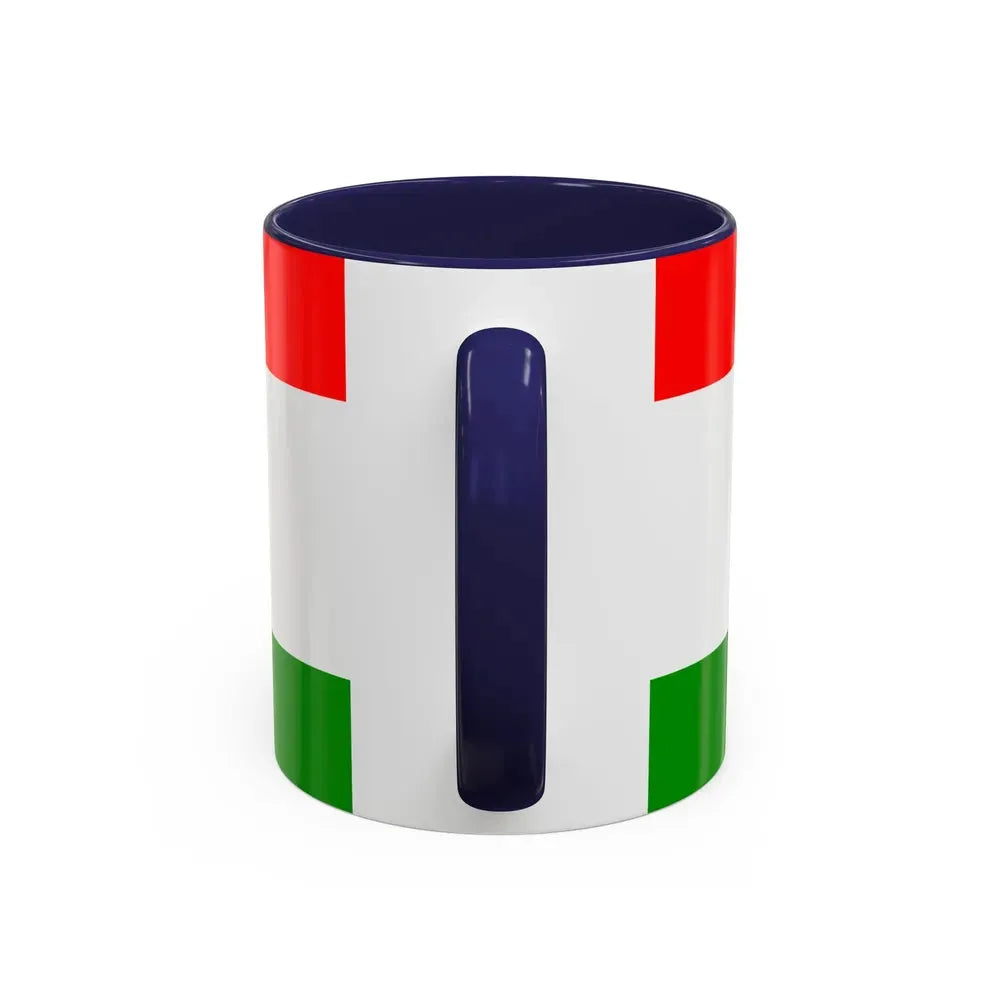 Flag of Central Bosnia Canton Bosnia and Herzegovina - Accent Coffee Mug - Go Mug Yourself