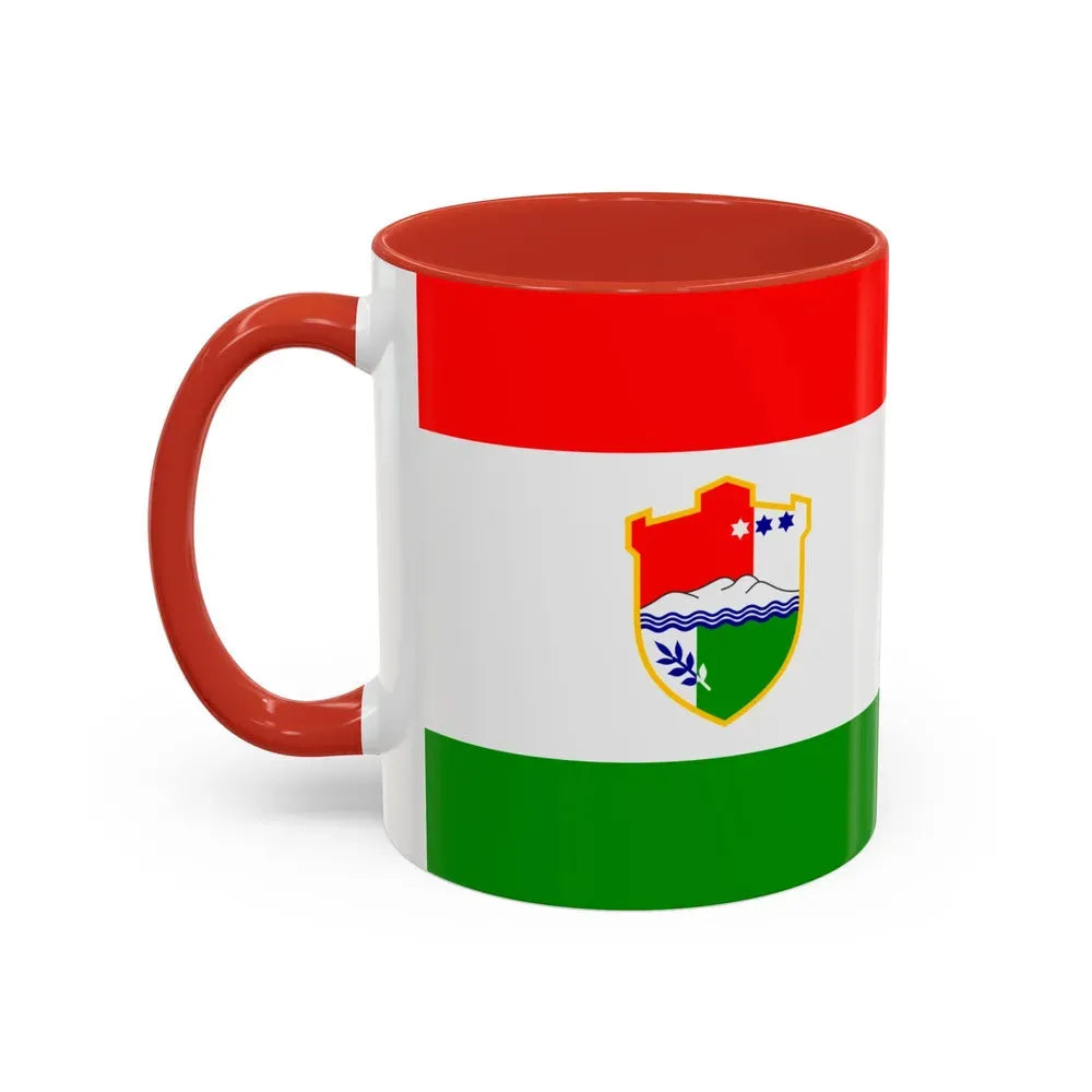 Flag of Central Bosnia Canton Bosnia and Herzegovina - Accent Coffee Mug - Go Mug Yourself