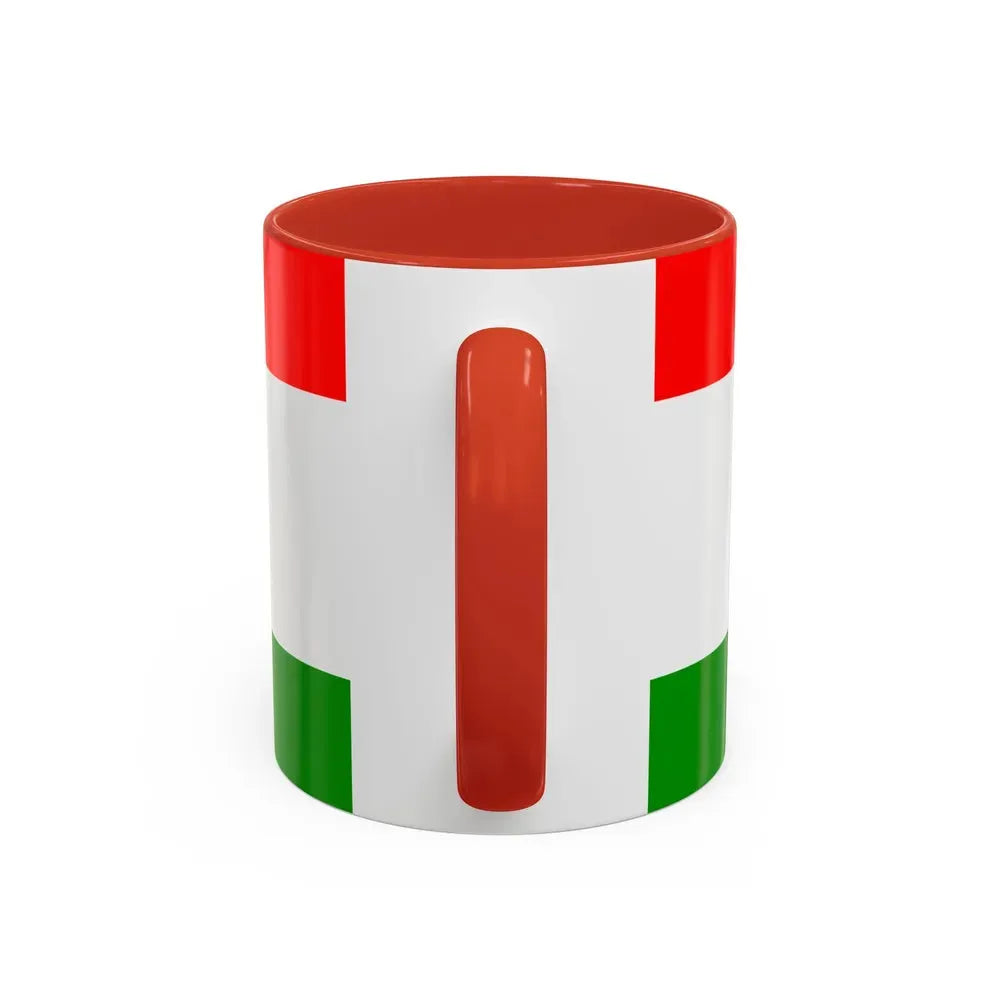 Flag of Central Bosnia Canton Bosnia and Herzegovina - Accent Coffee Mug - Go Mug Yourself