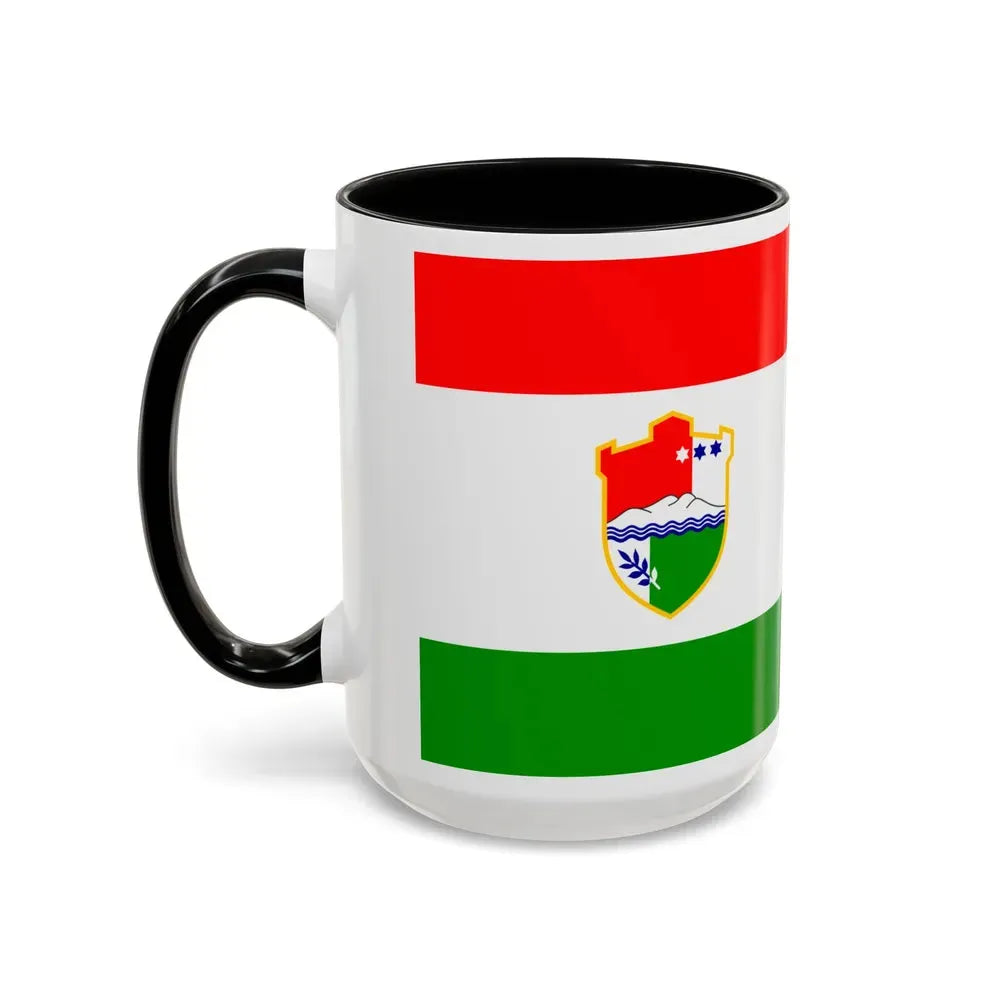 Flag of Central Bosnia Canton Bosnia and Herzegovina - Accent Coffee Mug - Go Mug Yourself