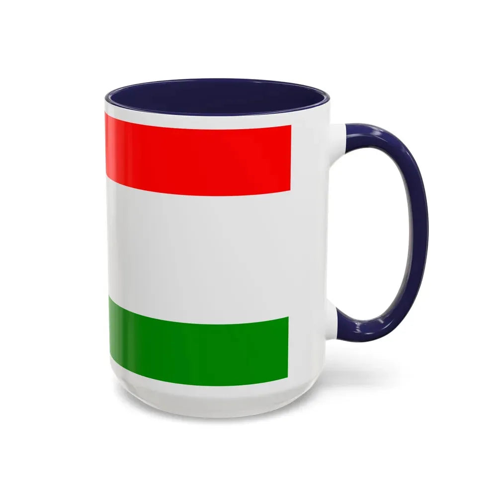 Flag of Central Bosnia Canton Bosnia and Herzegovina - Accent Coffee Mug - Go Mug Yourself