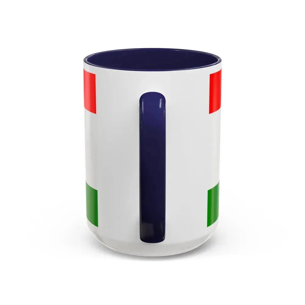Flag of Central Bosnia Canton Bosnia and Herzegovina - Accent Coffee Mug - Go Mug Yourself