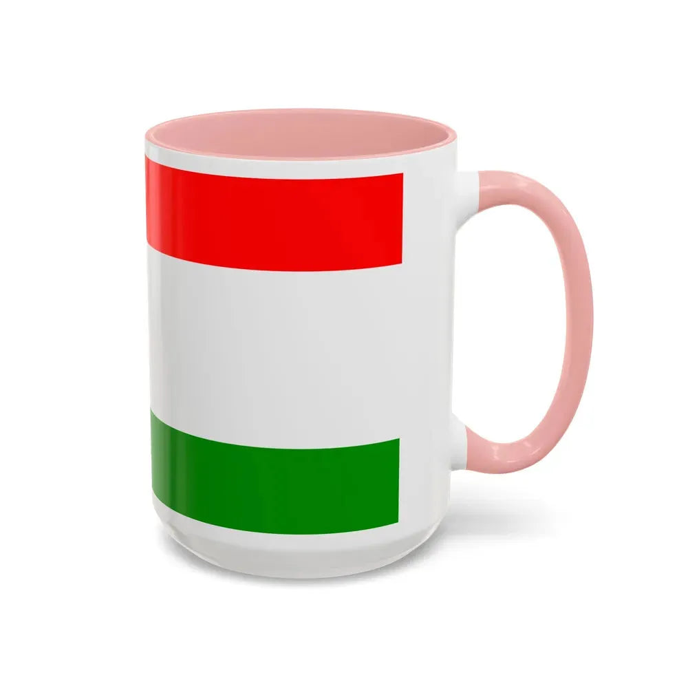 Flag of Central Bosnia Canton Bosnia and Herzegovina - Accent Coffee Mug - Go Mug Yourself