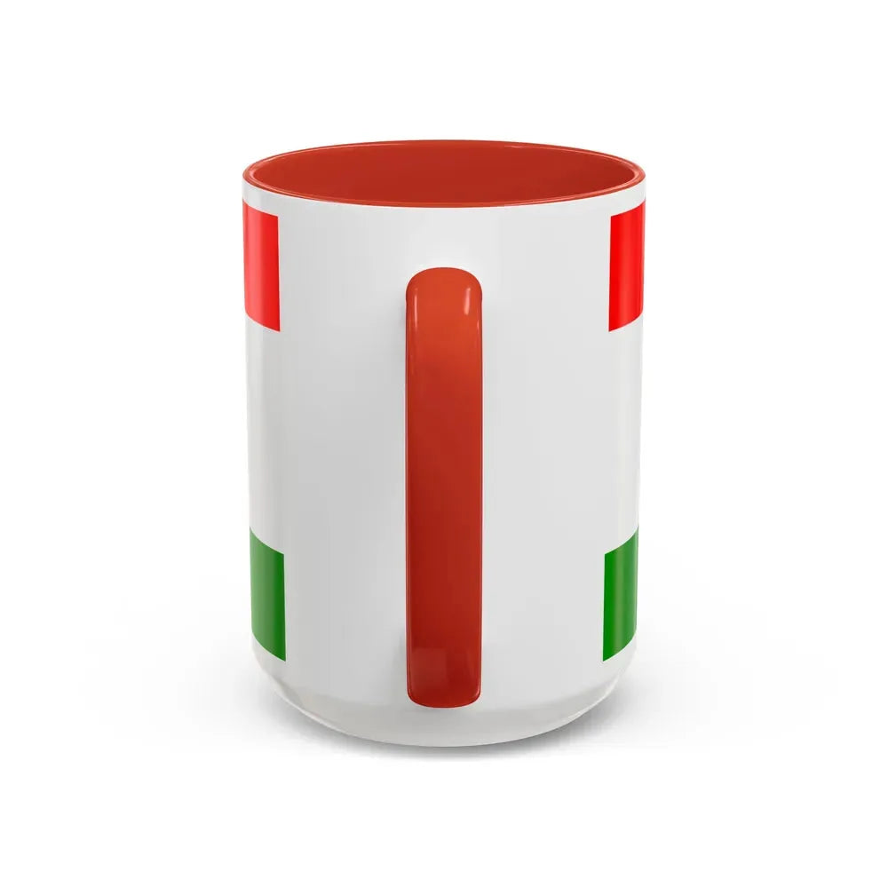 Flag of Central Bosnia Canton Bosnia and Herzegovina - Accent Coffee Mug - Go Mug Yourself