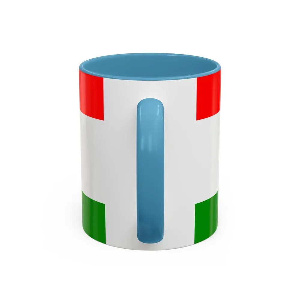 Flag of Central Bosnia Canton Bosnia and Herzegovina - Accent Coffee Mug - Go Mug Yourself